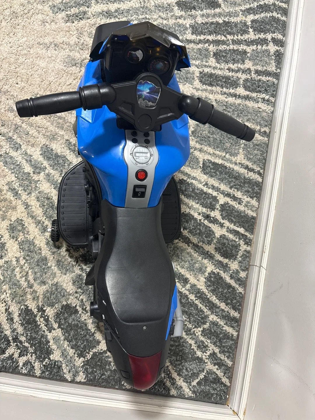 Kids Ride-On Motorcycle - Blue image indicator(4)