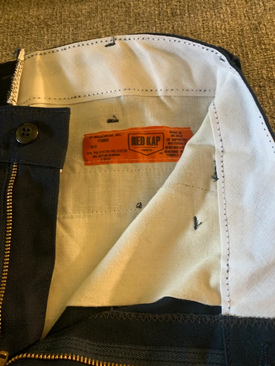 Navy Blue Cargo Pants, Size 32/30 image indicator(2)