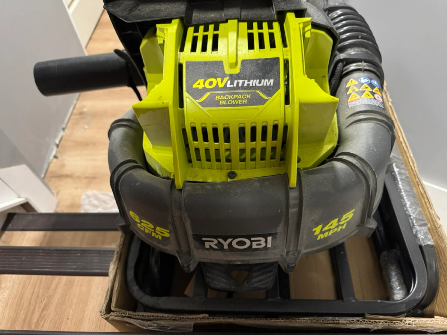Ryobi 40V Brushless Backpack Blower - photo 5
