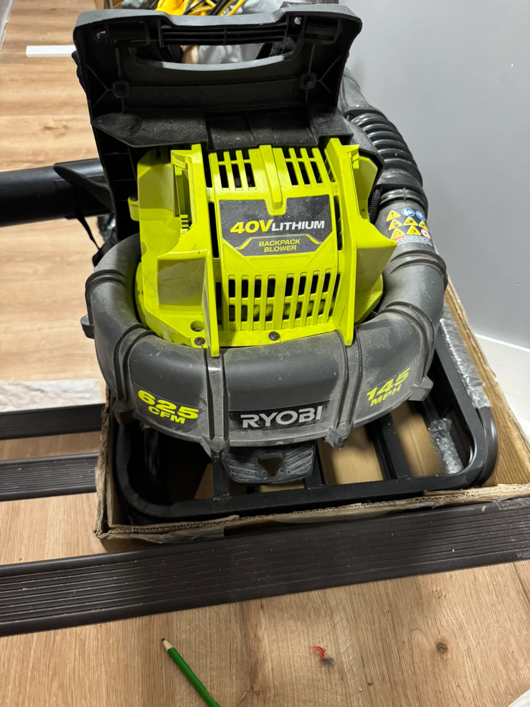 Ryobi 40V Brushless Backpack Blower