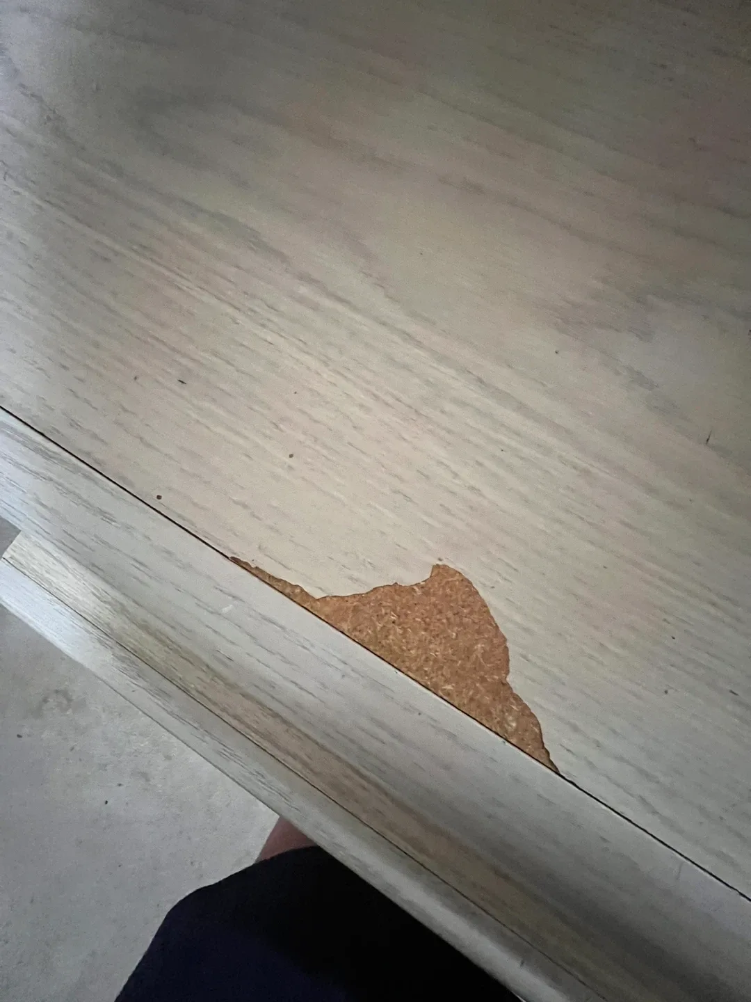 Wooden dresser with mirror image indicator(2)