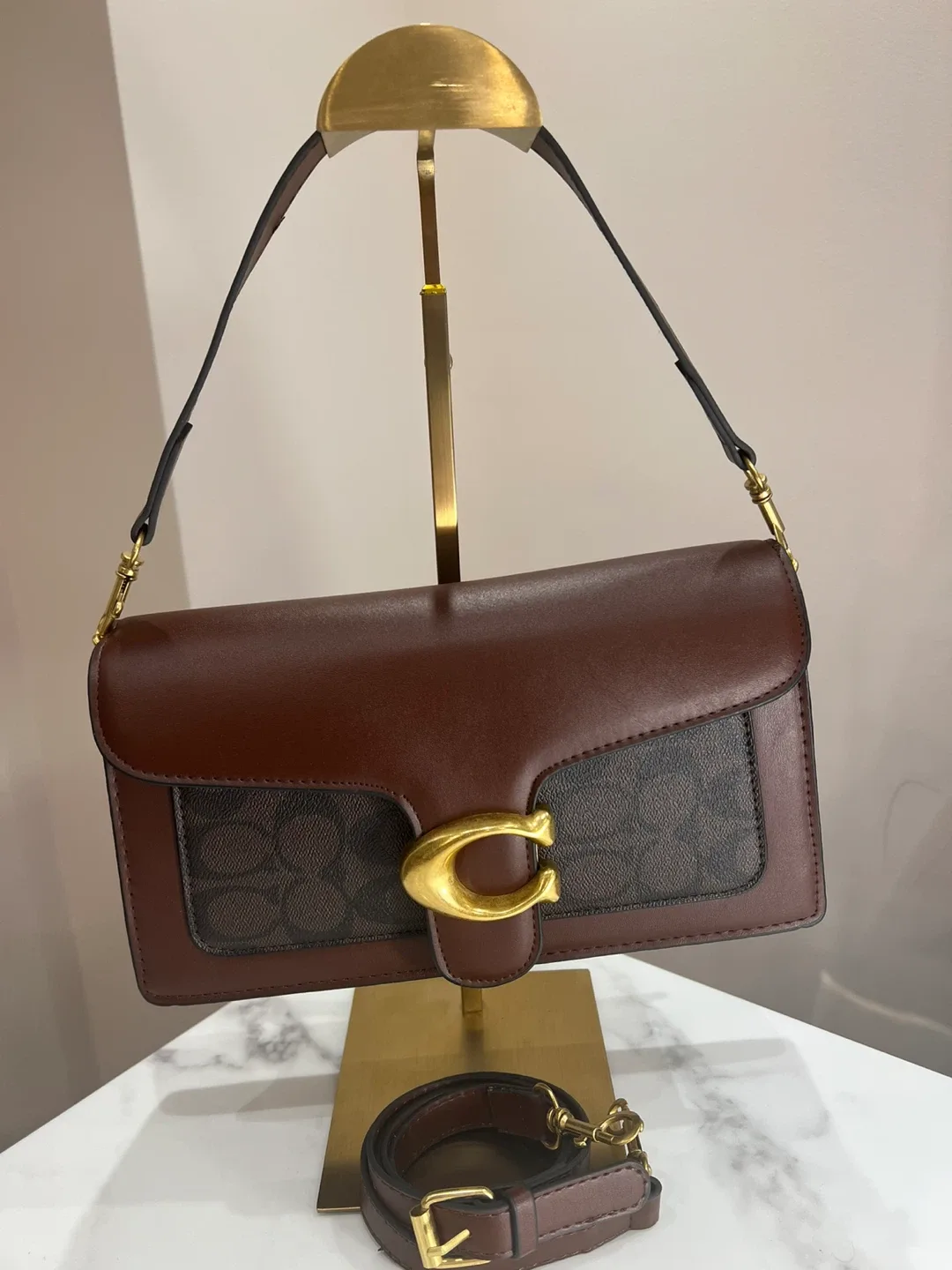 Brown coach Tabby shoulder bag