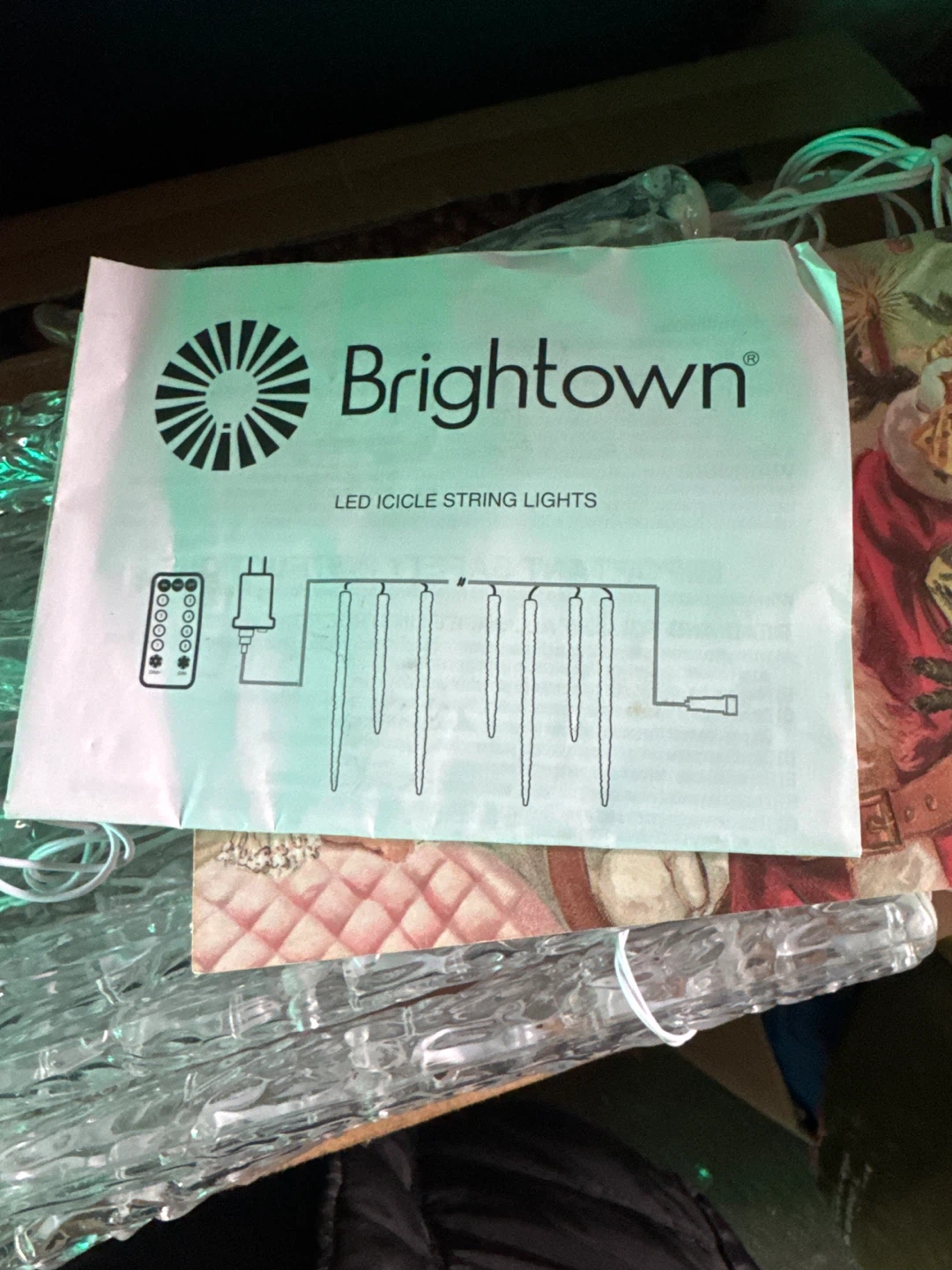 Brightown LED Icicle String Lights - photo 2