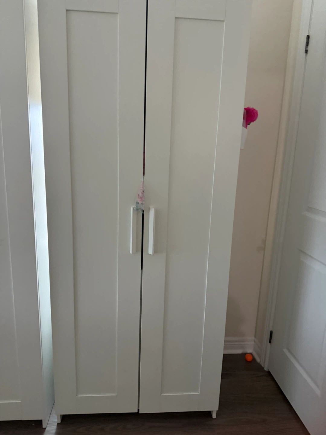 IKEA White Wardrobe with Shelves