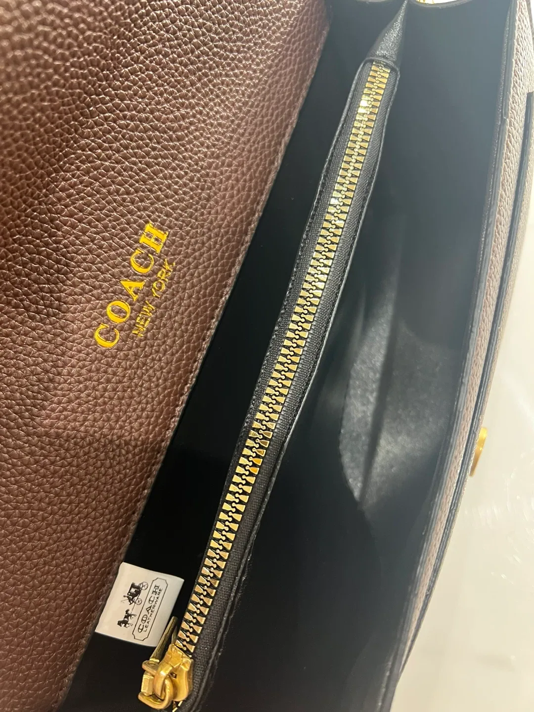 Brown coach Tabby purse special price for limited time image indicator(4)