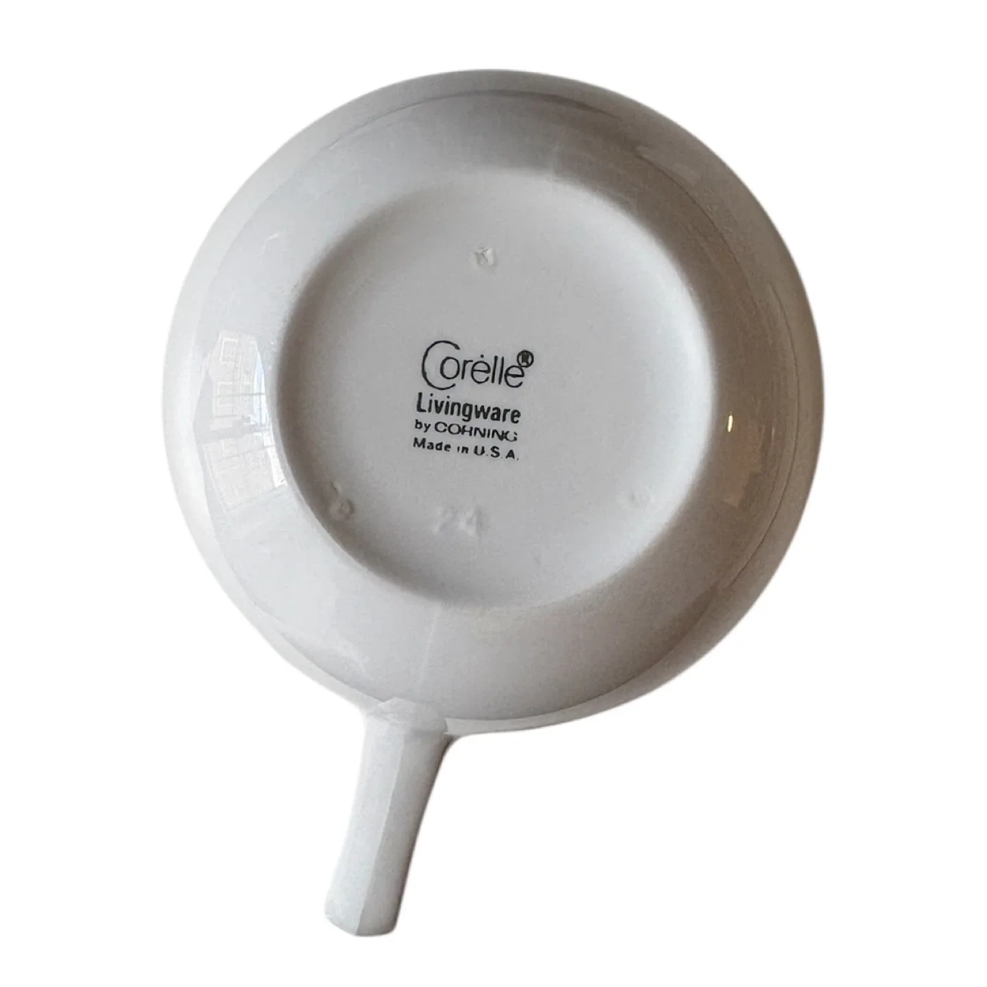 Corelle White Green Crazy Daisy Floral Tea Cup Mugs Set of 4 image indicator(5)