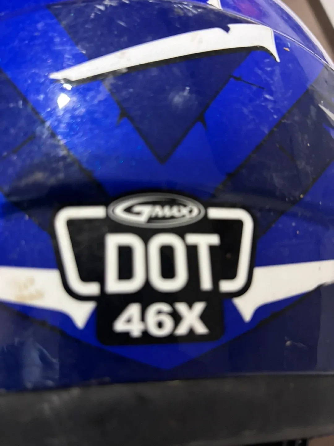 GMAX Off-Road Helmet - Blue/White image indicator(7)