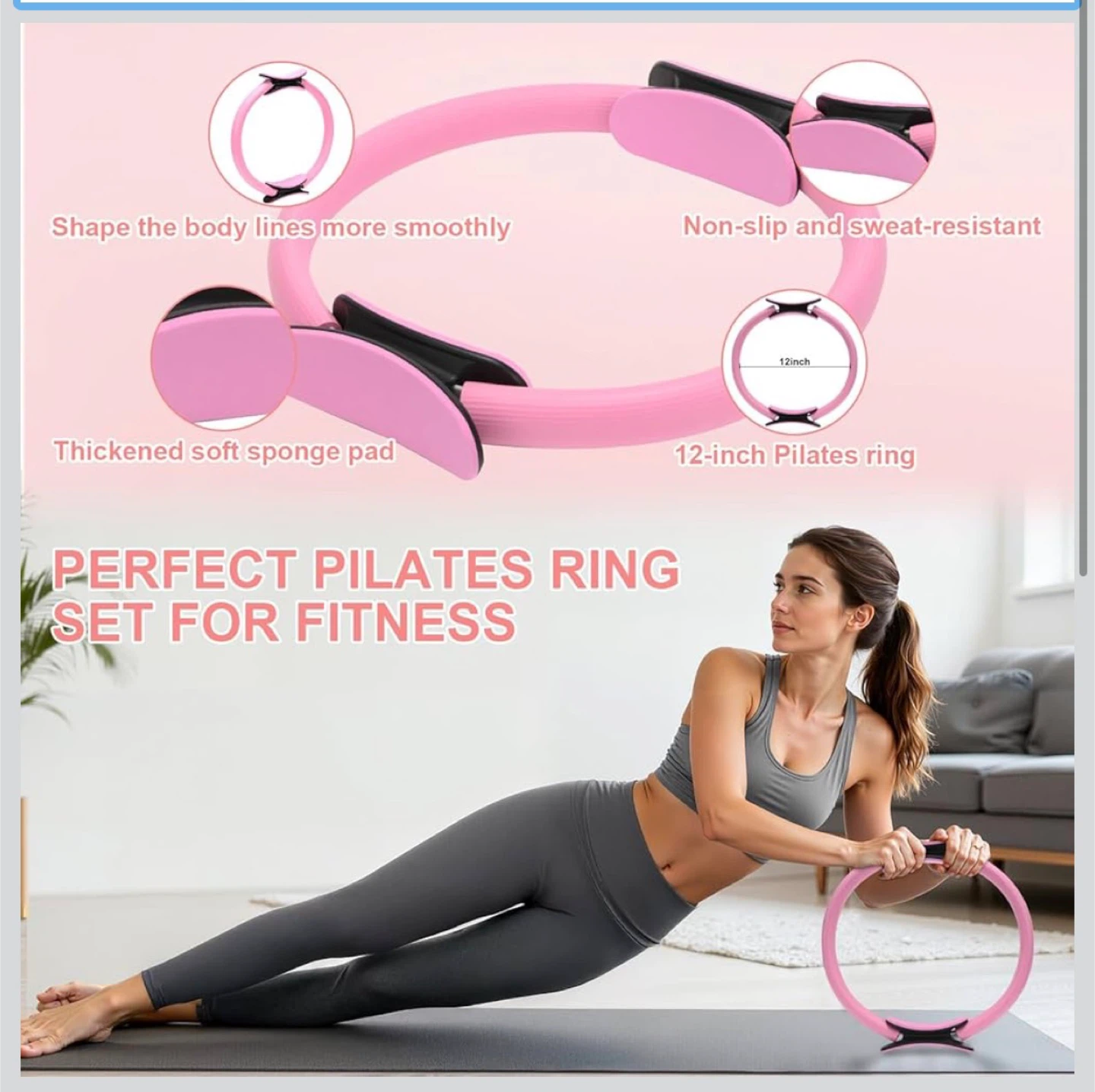 Pilates Ring Set for Fitness - photo 2