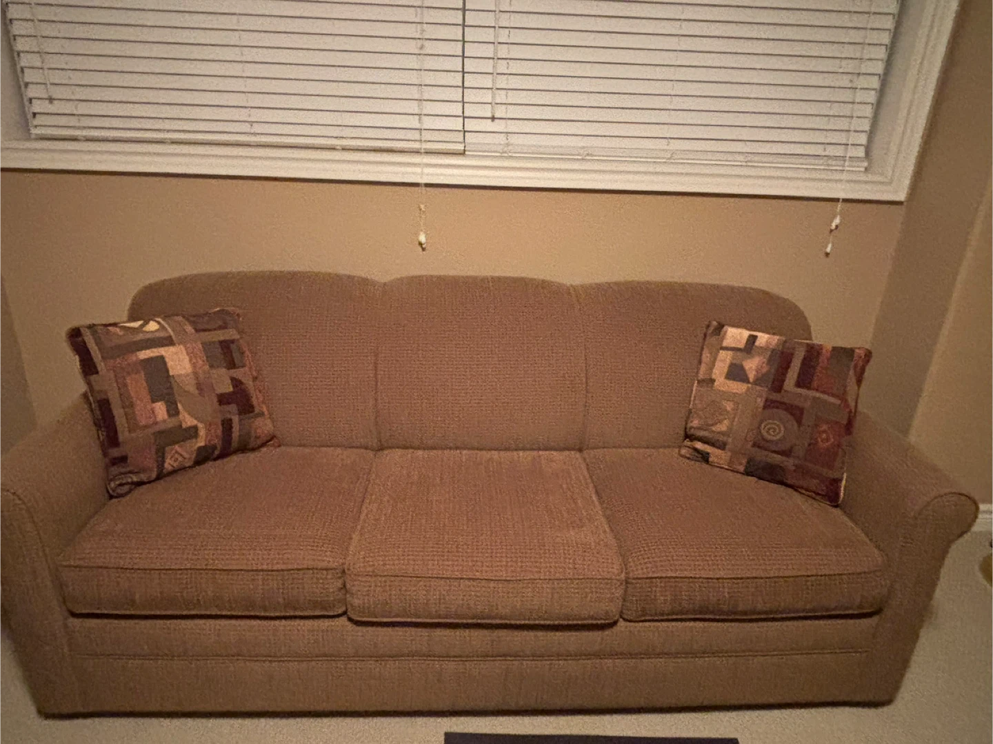 Pull-out Sofa Bed - Brown