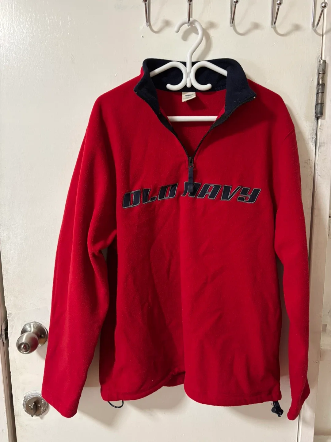 Vintage Old Navy Red Fleece Pullover