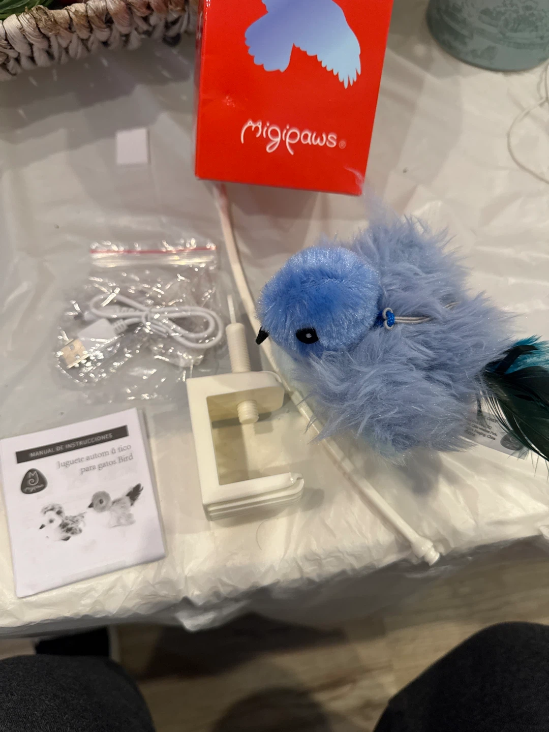 Migipaws Automatic Bird Toy for Cats - New in Box! - photo 2