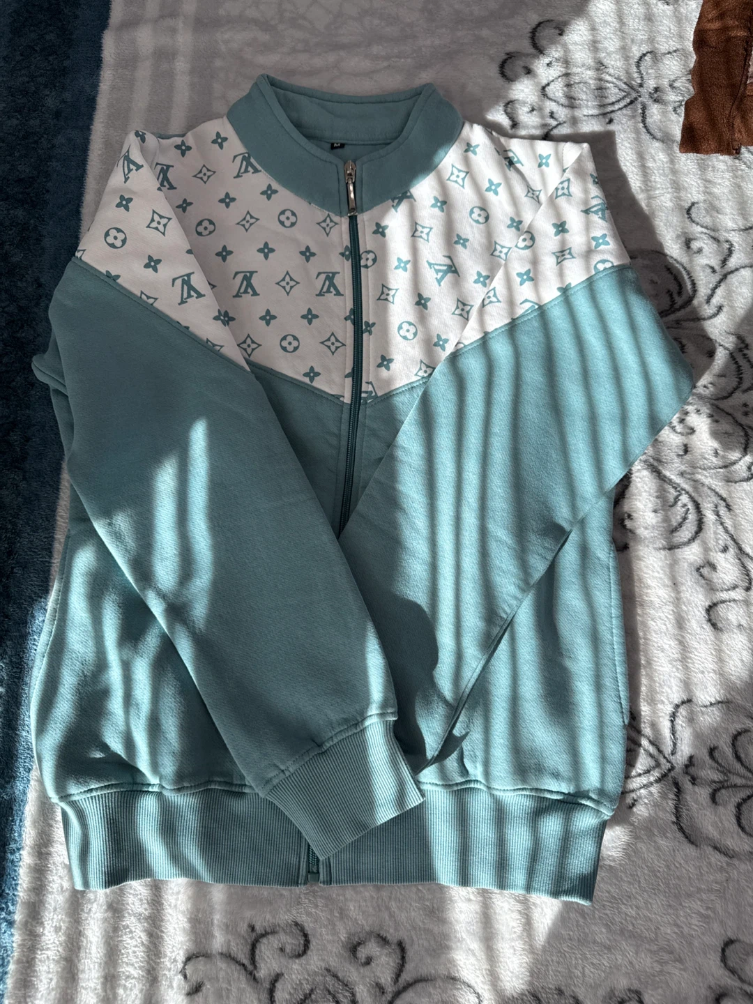 Louis Vuitton Inspired Zip-Up Jacket