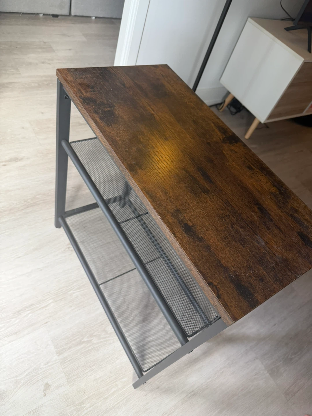 Industrial Entryway/ Side Table / shoe rack - photo 5
