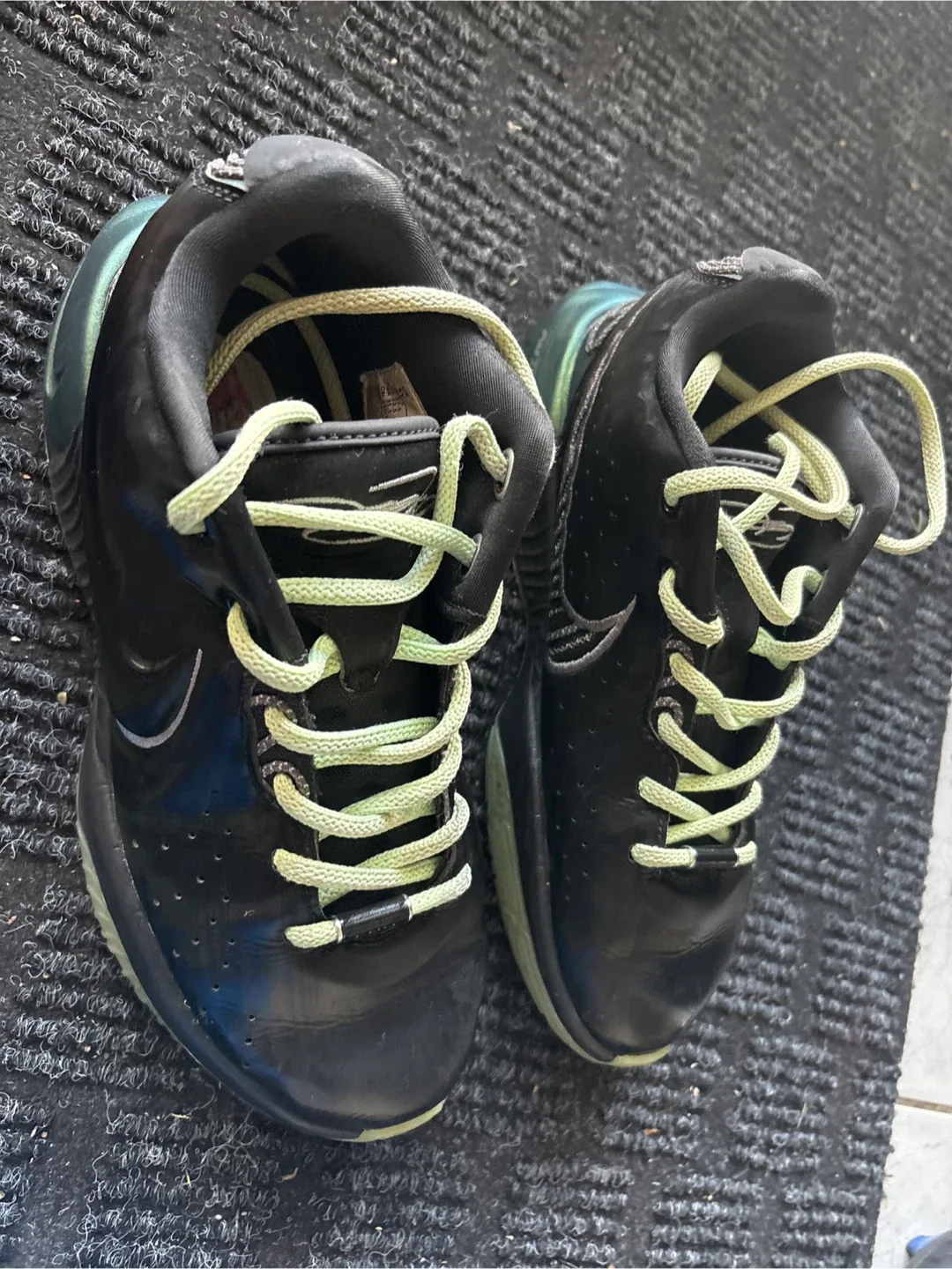 Nike Zoom LeBron III Black/Lime Green Shoes