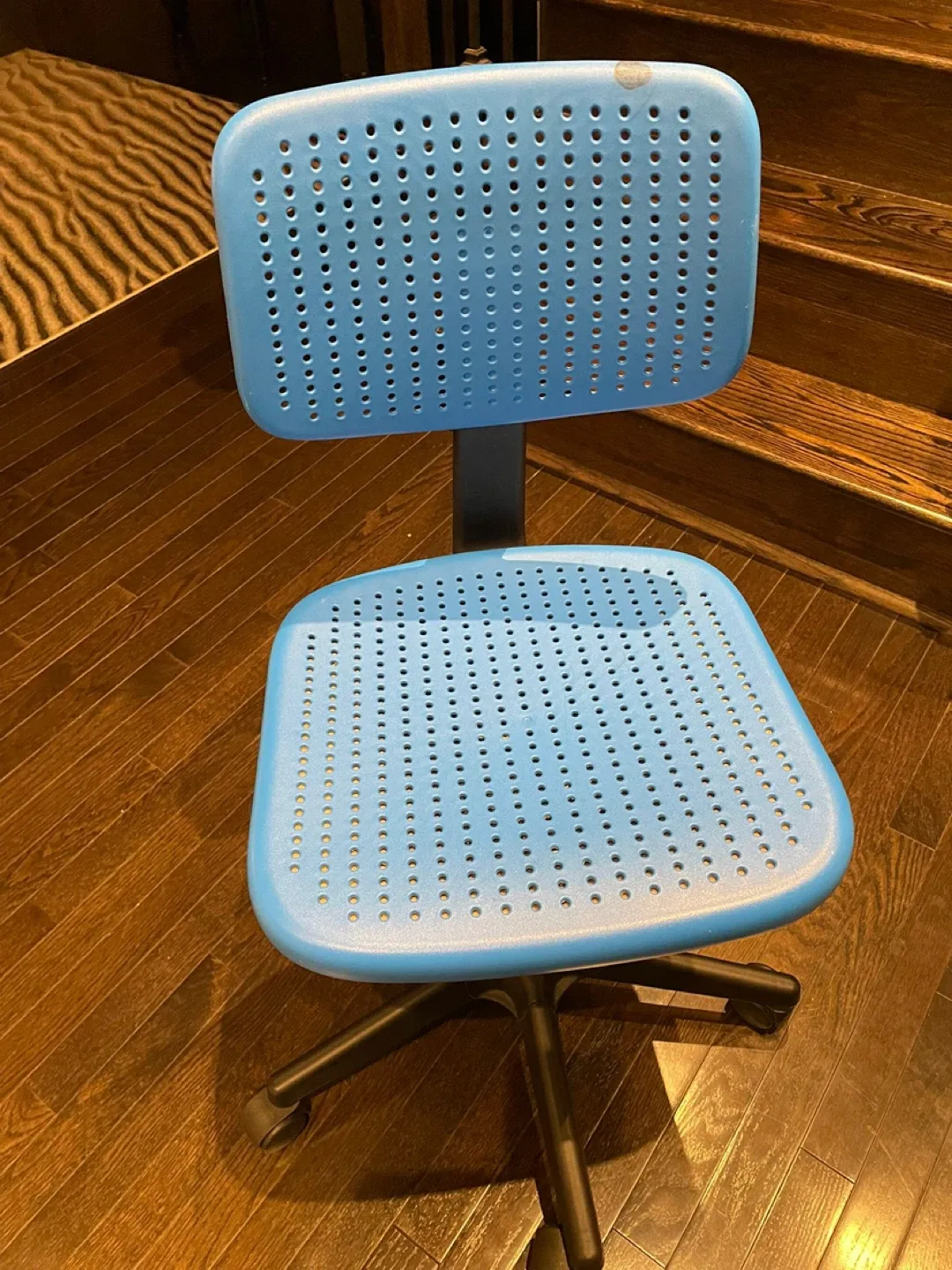 IKEA Blue Children's Adjustable Desk Chair