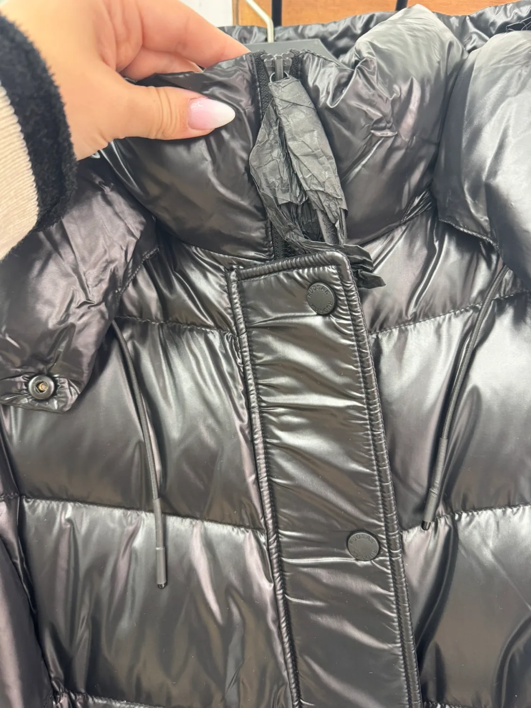 Rudsak Black Down Puffer Coat image indicator(4)