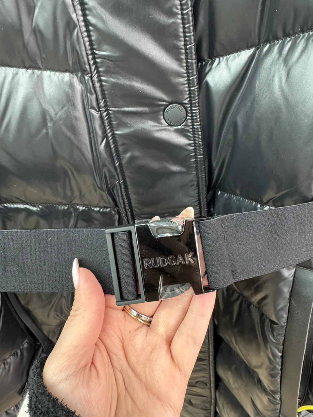 Rudsak Black Down Puffer Coat image indicator(3)