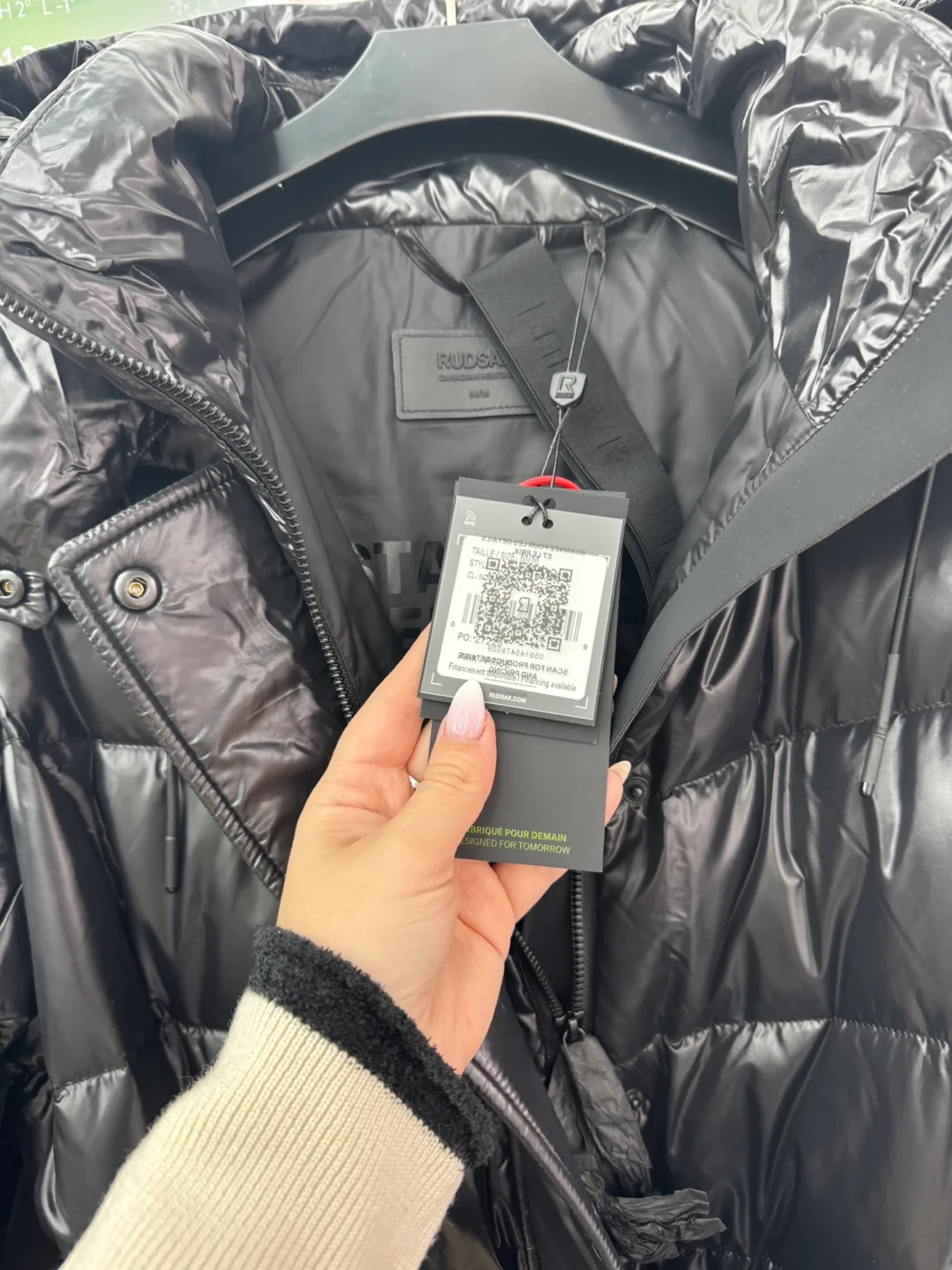 Rudsak Black Down Puffer Coat image indicator(2)