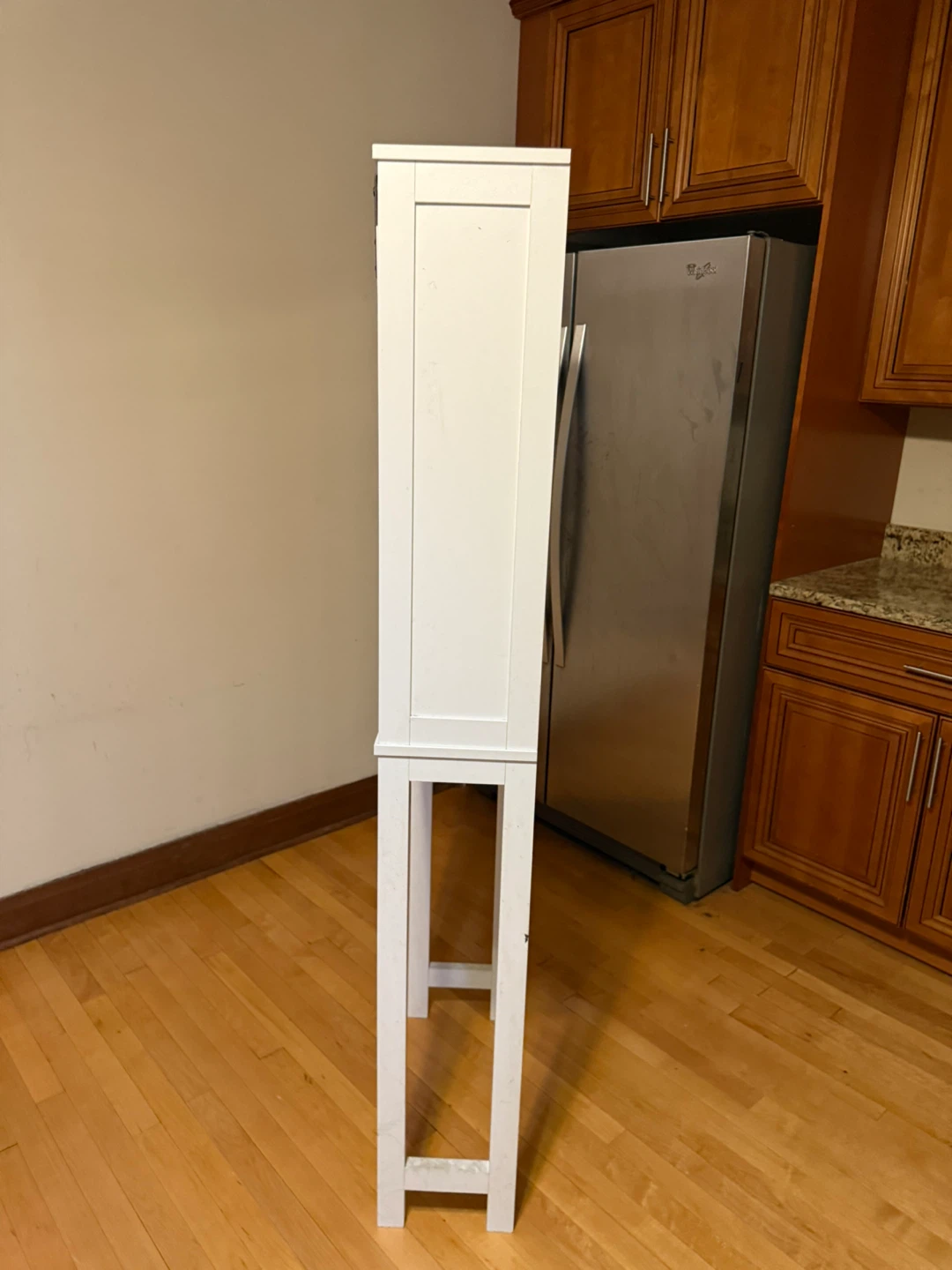 White Over-the-Toilet Storage Cabinet - photo 2