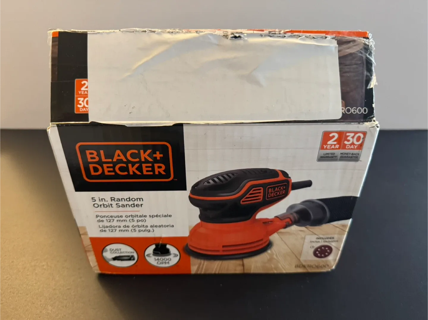 Black+Decker 5in. Random Orbit Sander