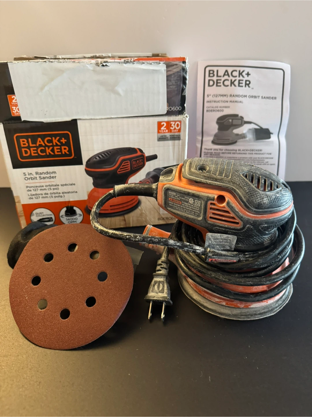Black+Decker 5in. Random Orbit Sander - photo 2