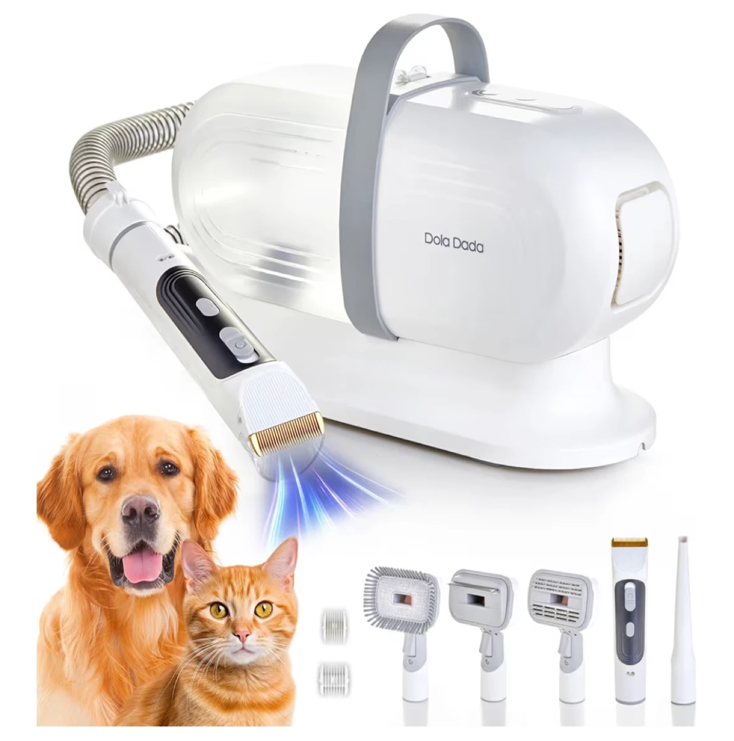 Pet Grooming Vacuum & Clipper Kit Dola Dada