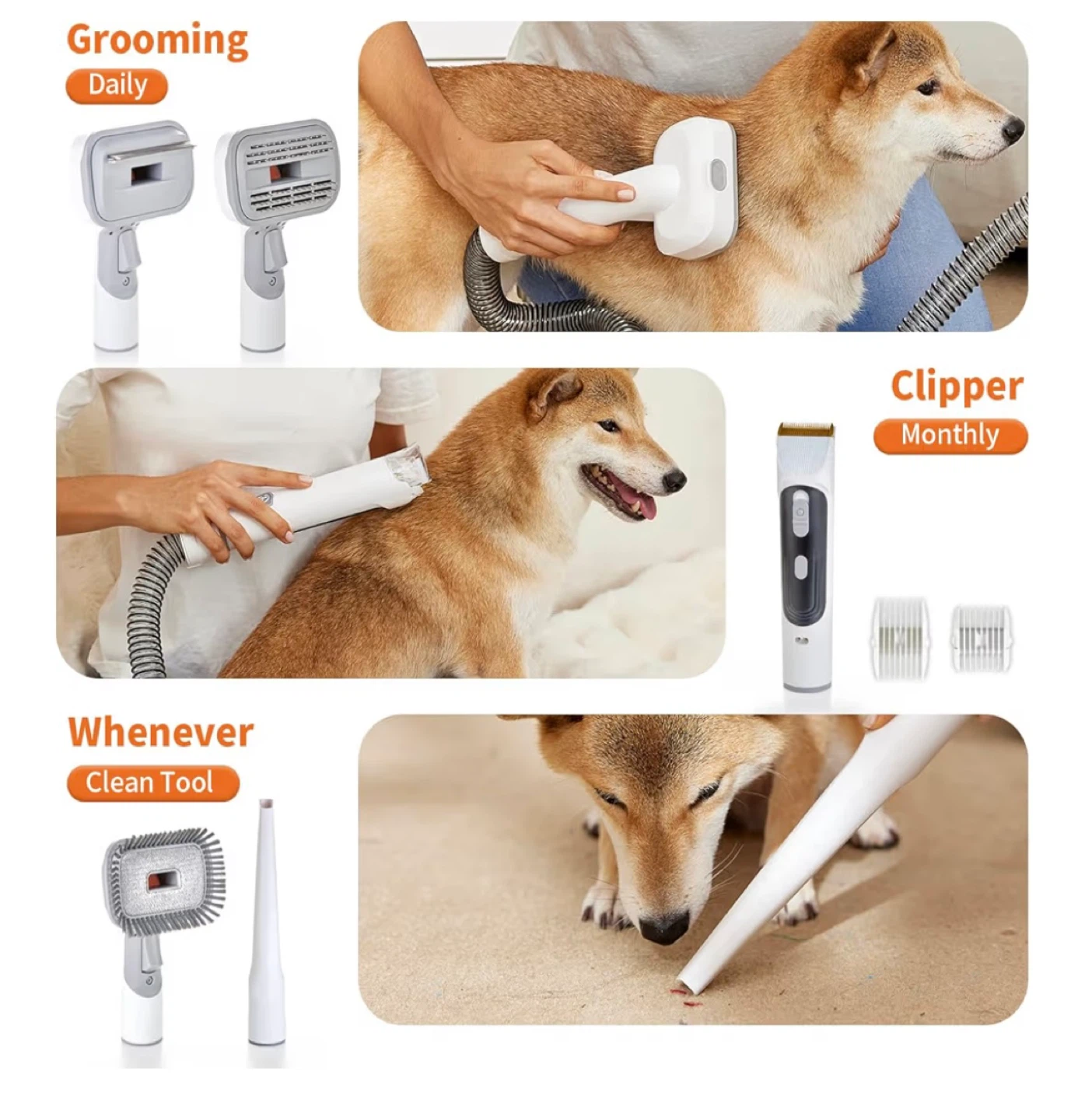 Pet Grooming Vacuum & Clipper Kit Dola Dada - photo 2