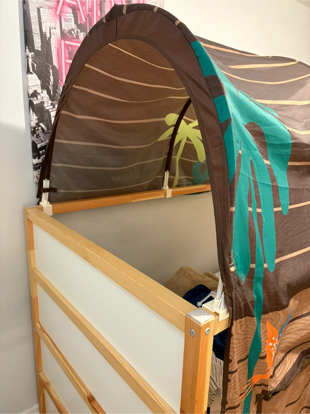 IKEA Kura Bed Frame with Tent - photo 5