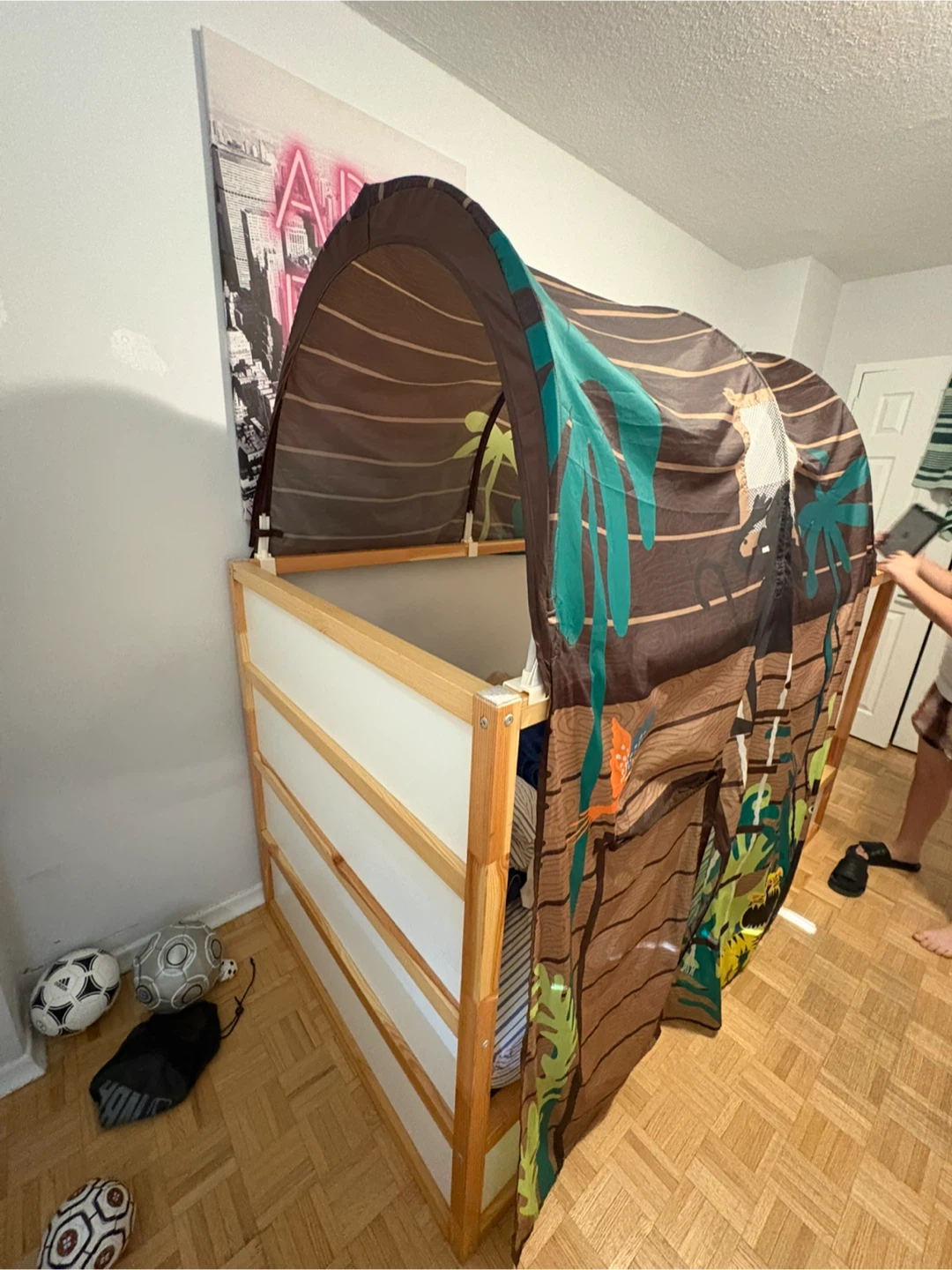 IKEA Kura Bed Frame with Tent - photo 3