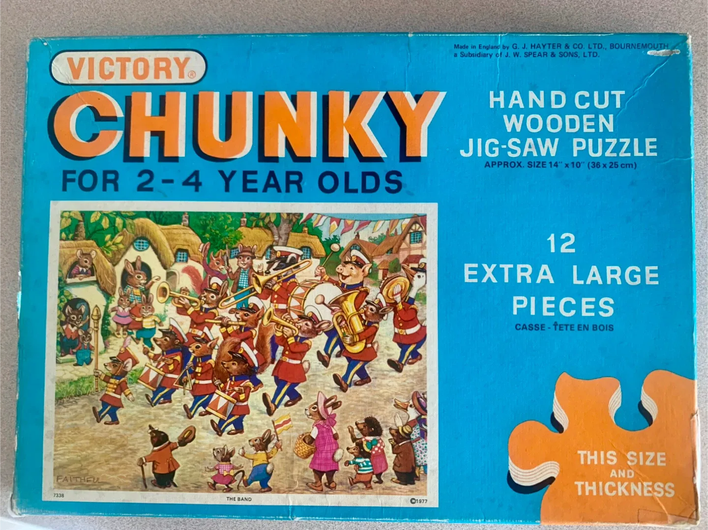 Vintage Victory Chunky Wooden Jigsaw Puzzle - 2-4 Year Olds image indicator(3)