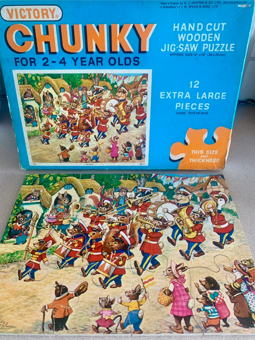 Vintage Victory Chunky Wooden Jigsaw Puzzle - 2-4 Year Olds image indicator(5)