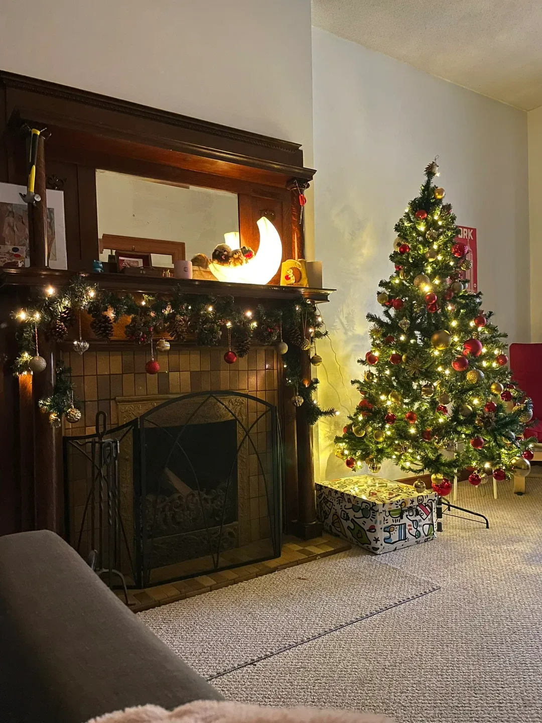 NOMA 6 1/2' Christmas Tree and decor