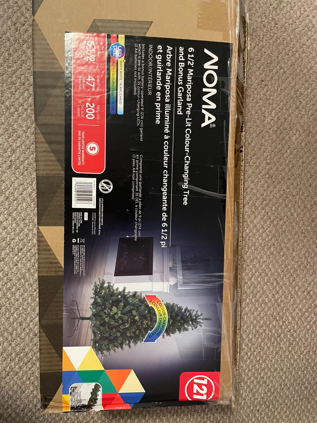 NOMA 6 1/2' Christmas Tree and decor - photo 2