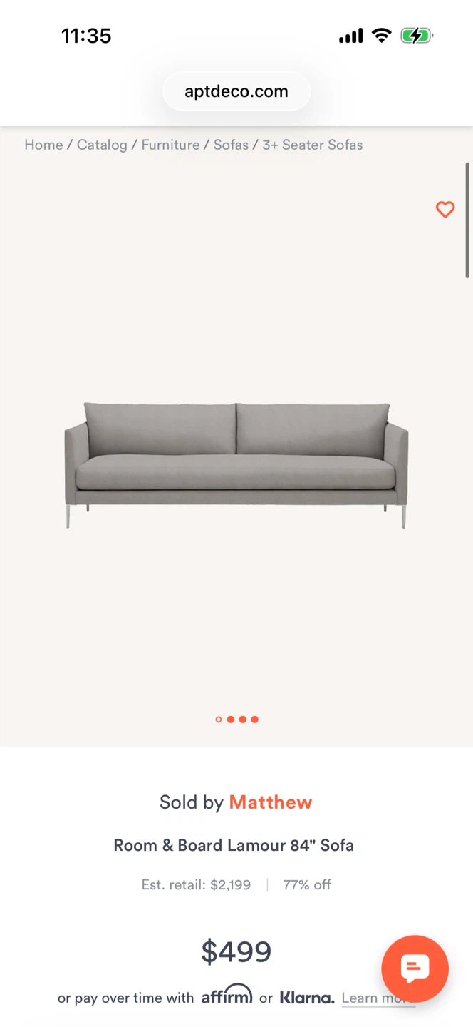 Room & Board Sofa