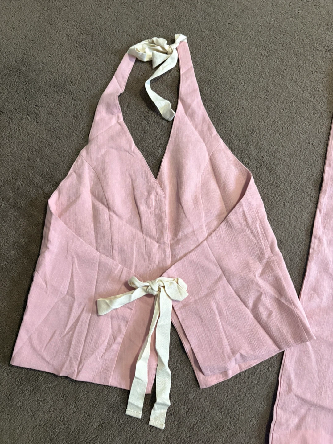 New Pink Halter Top & Pants Set - Size M - photo 5