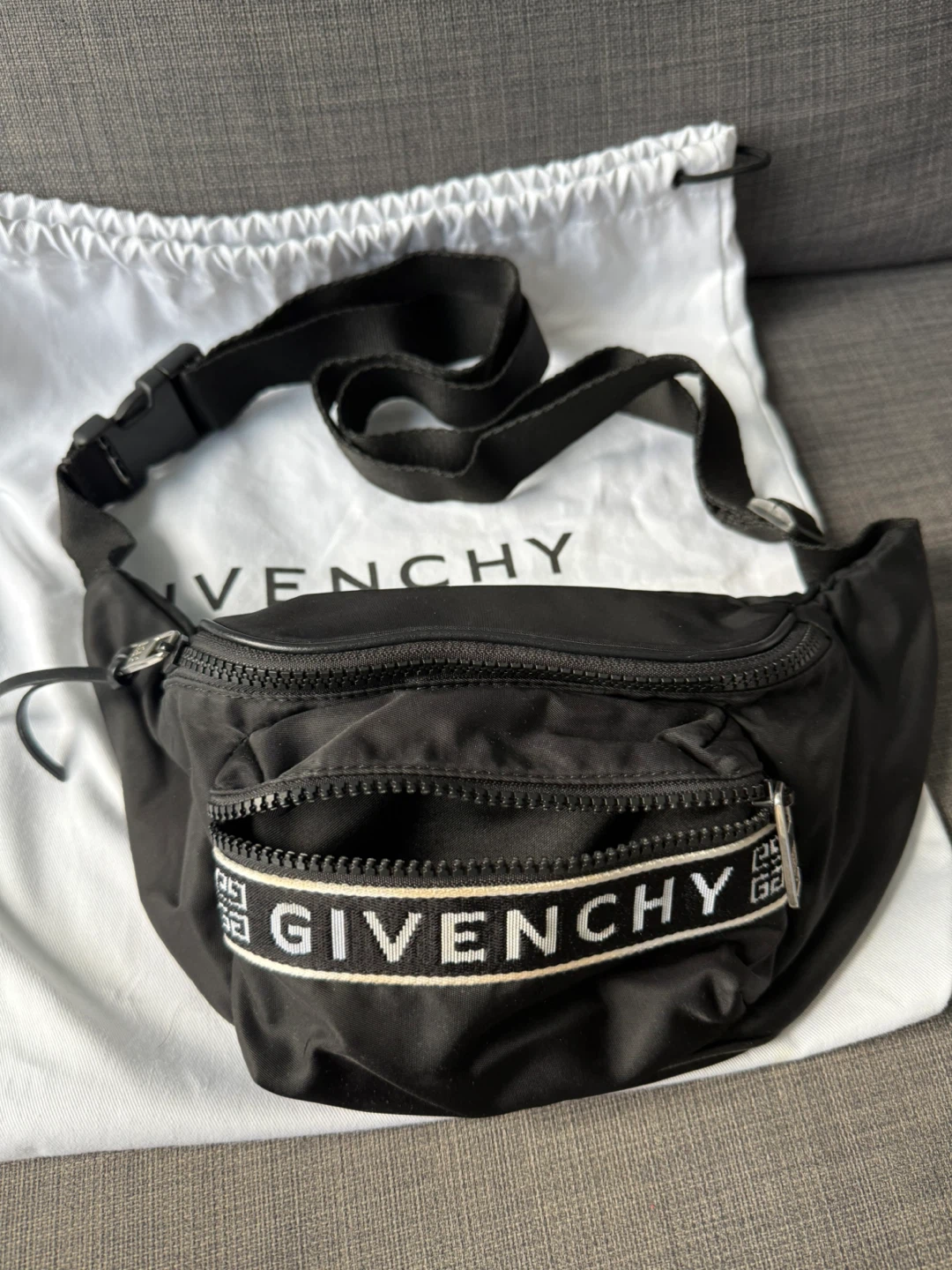 Givenchy Black Nylon BumBag - photo 2