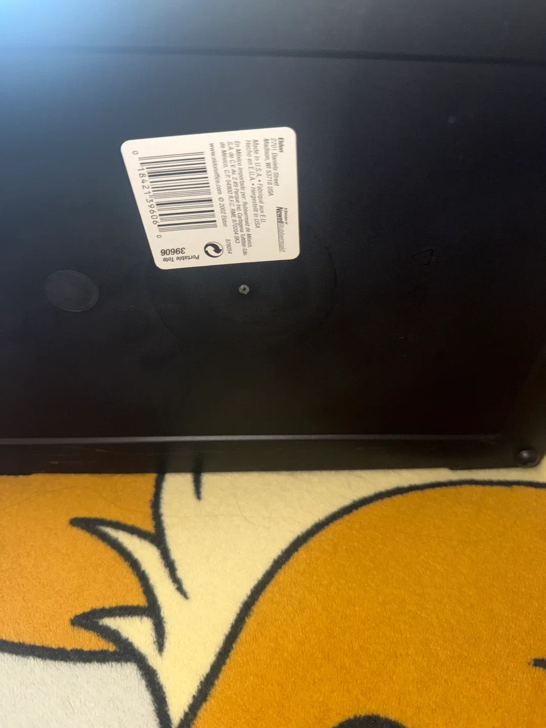 ELON Portable File Tote - Black image indicator(3)