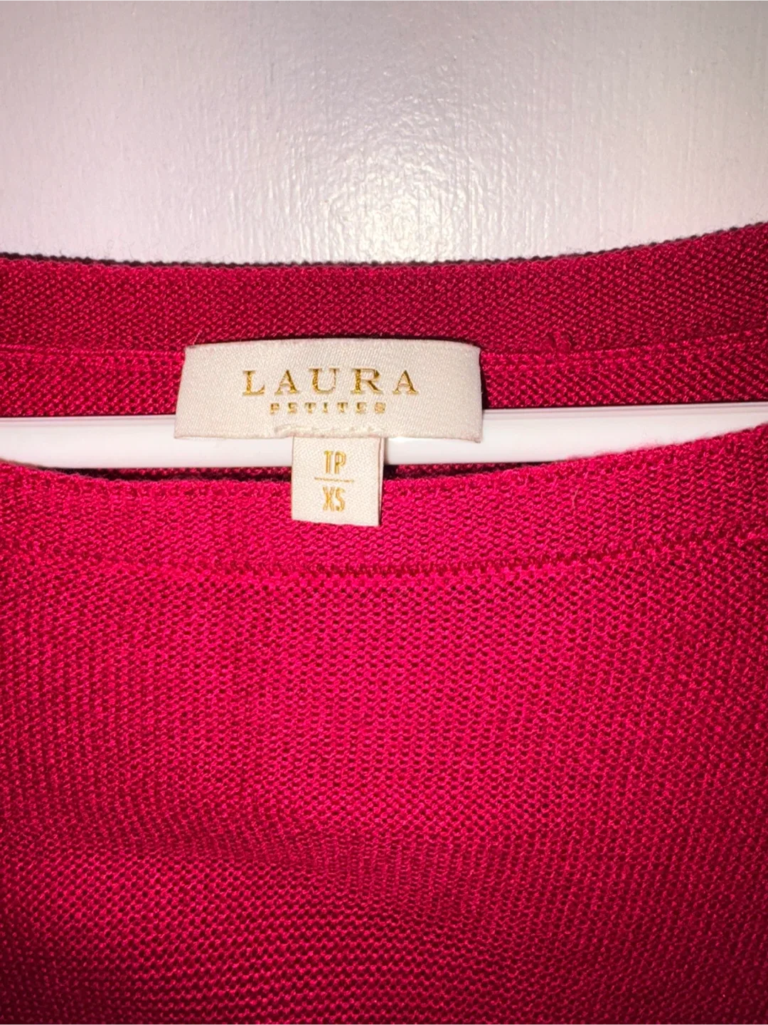 Laura Petites XS Red Sweater image indicator(3)