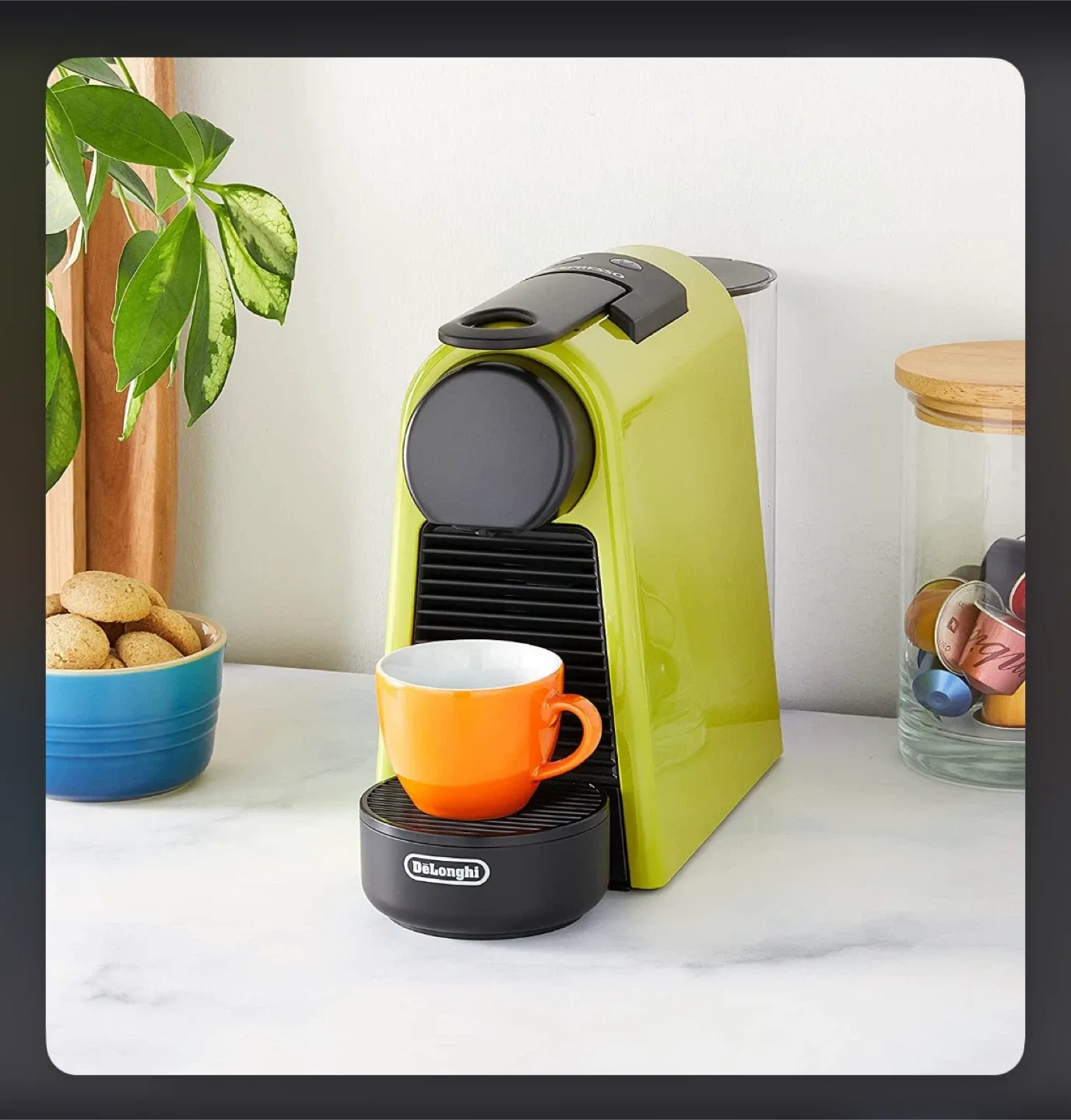Nespresso Essenza Mini Lime Green Coffee Machine