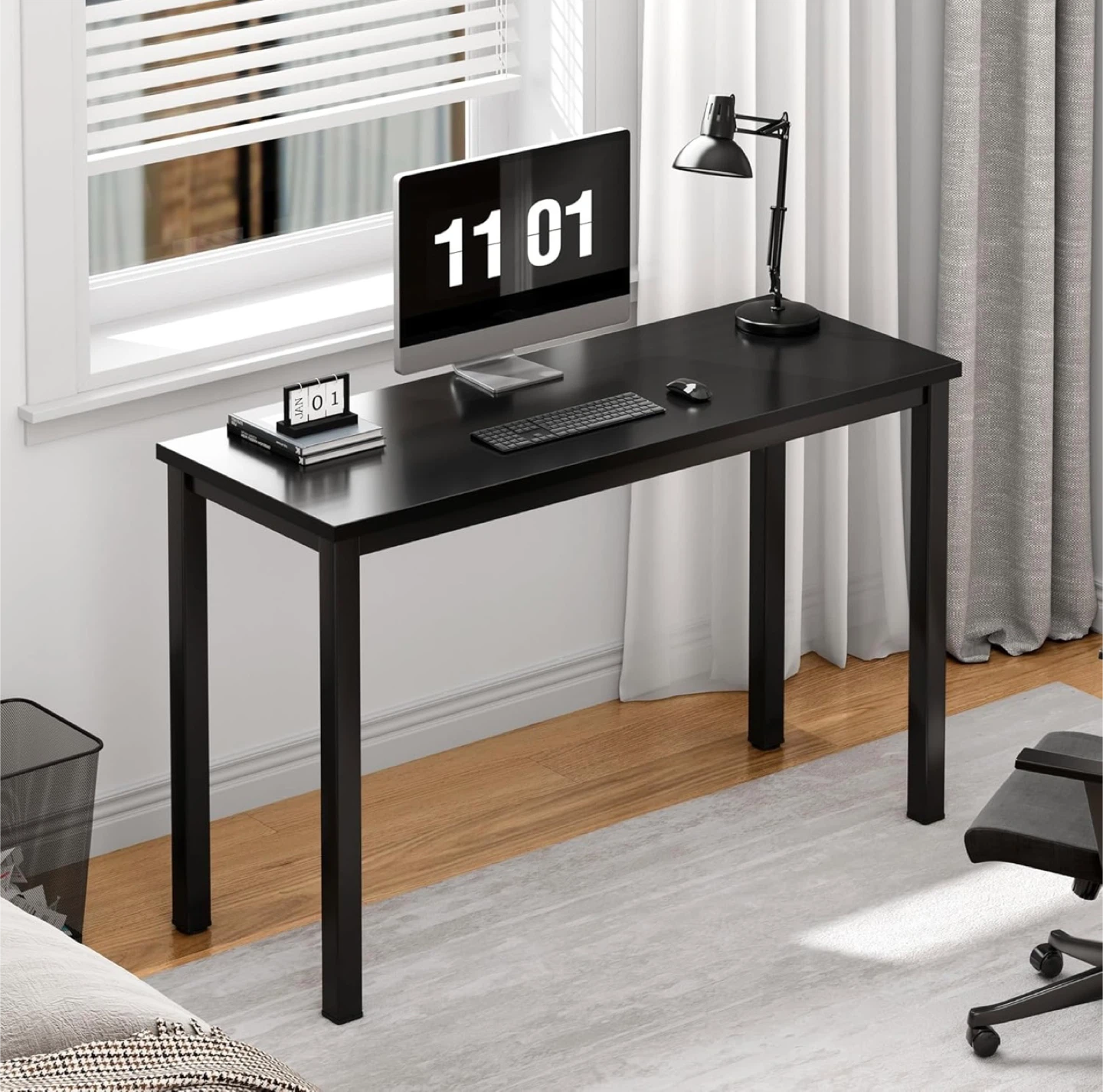 Black Computer Desk - 39.4 x 15.7 inches