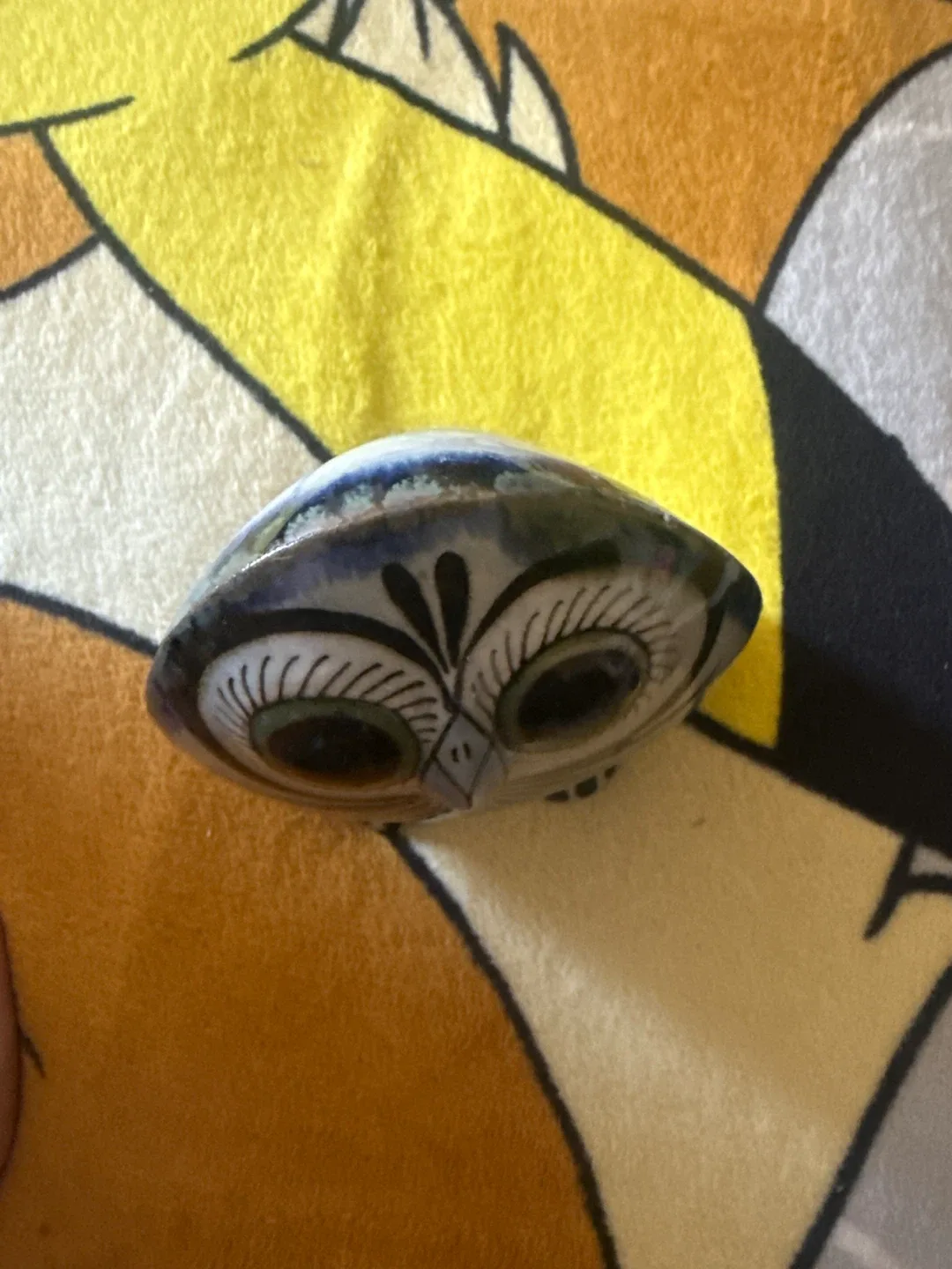 Handcrafted Ceramic Owl Figurine image indicator(4)