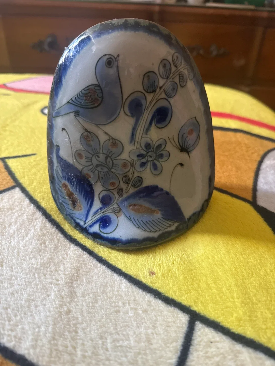 Handcrafted Ceramic Owl Figurine image indicator(2)