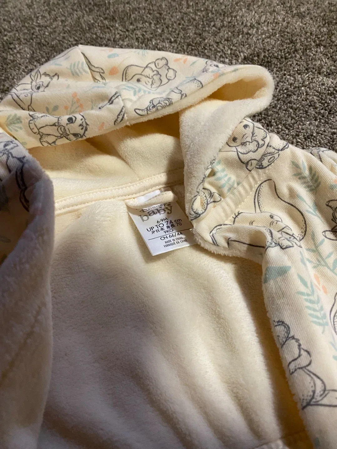 Disney Baby Robe - Size 6-9 Months image indicator(2)