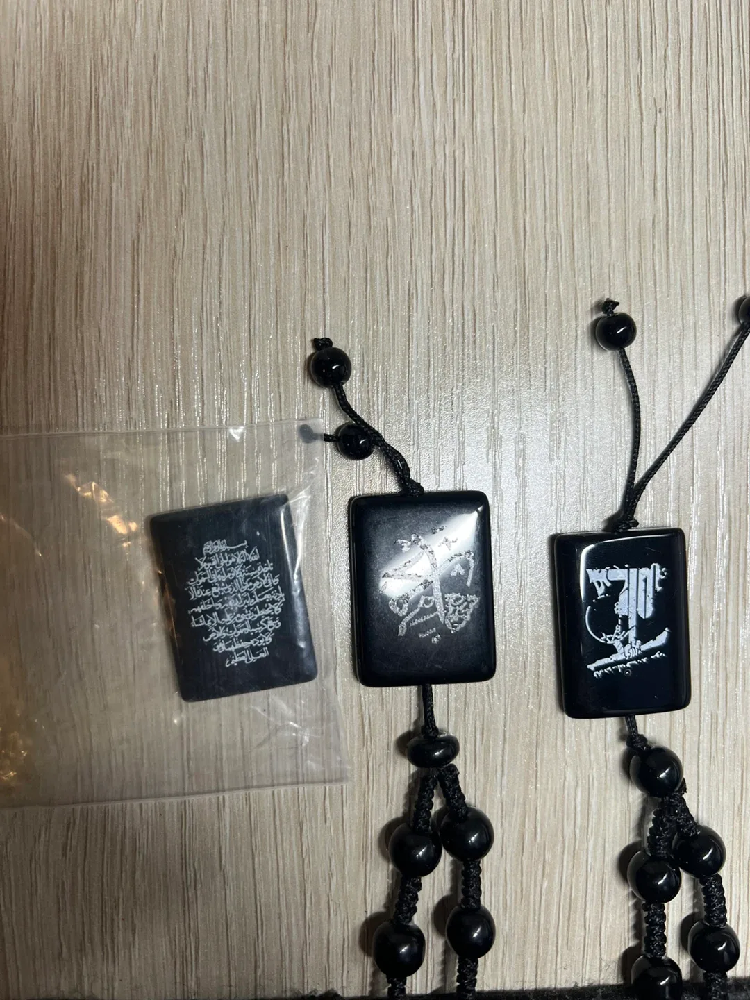 Black Beaded Necklaces with Pendants image indicator(5)