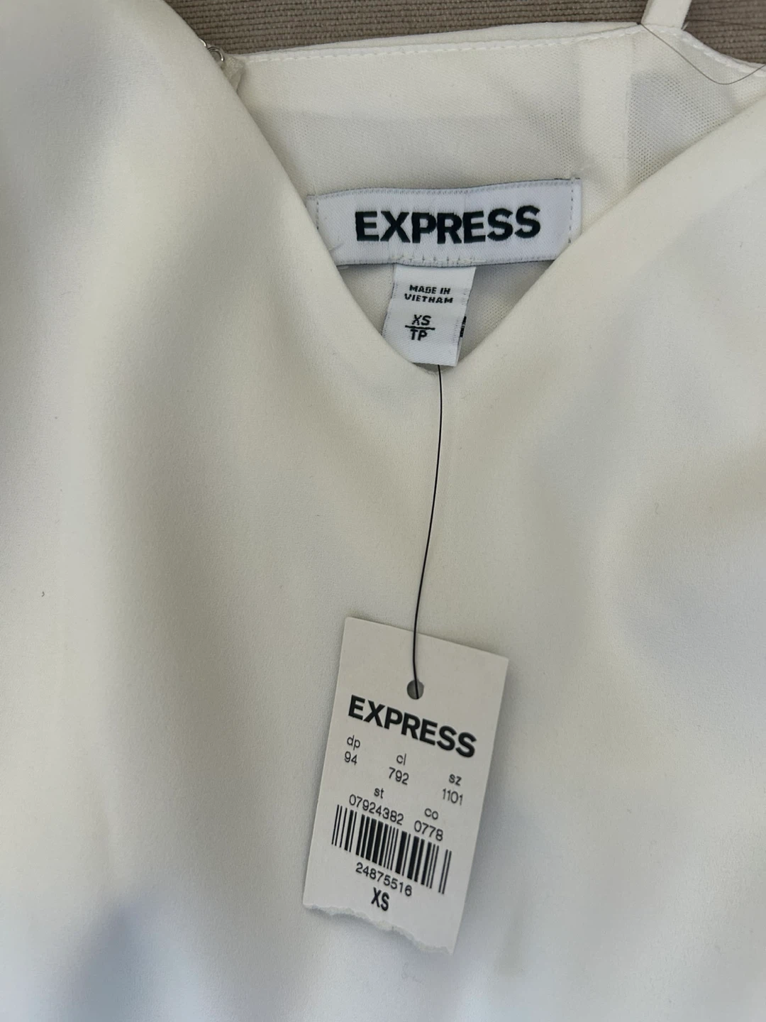 Express Color Block Pleated Maxi Dress - XS - photo 2
