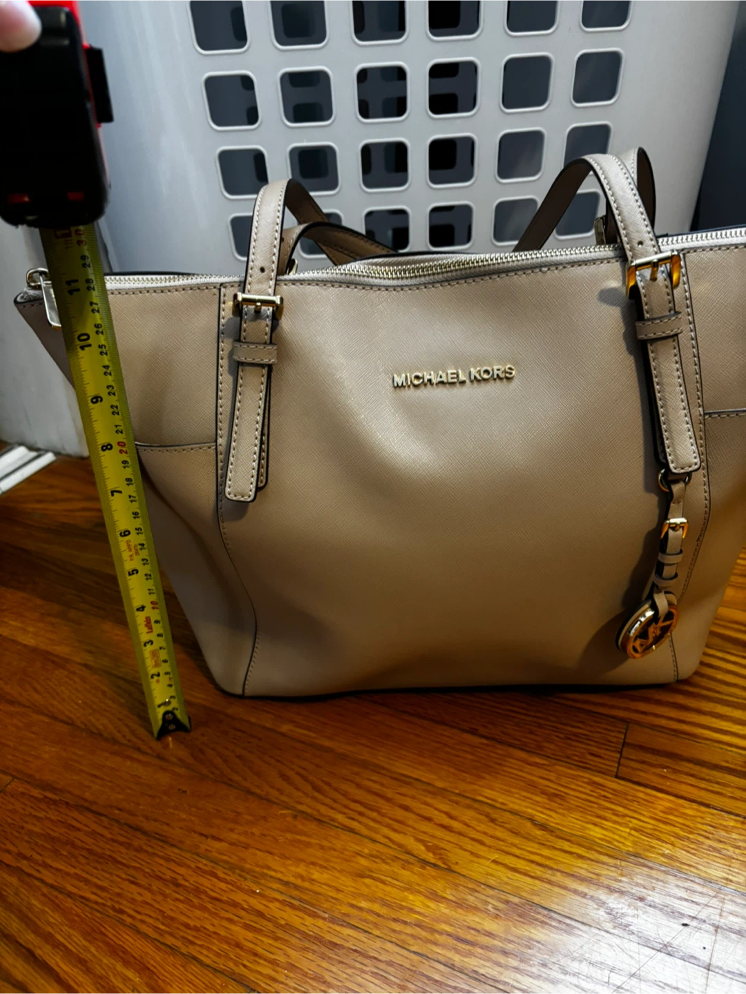 Michael Kors Black Tote Bag - Cream - photo 3