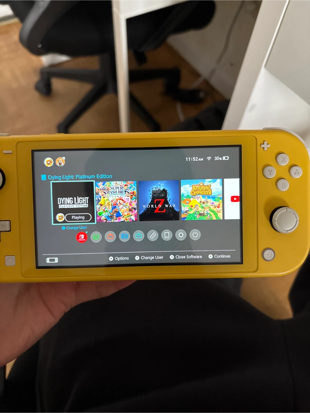 Yellow Nintendo Switch Lite - photo 2