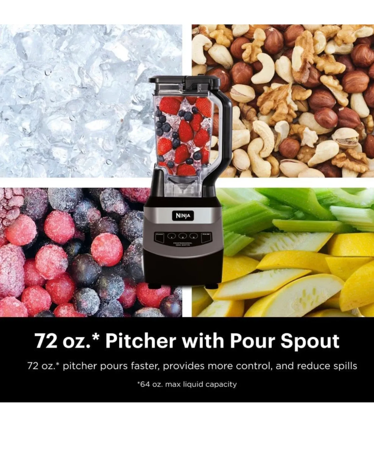 Ninja Professional 1000 Watts Blender image indicator(6)