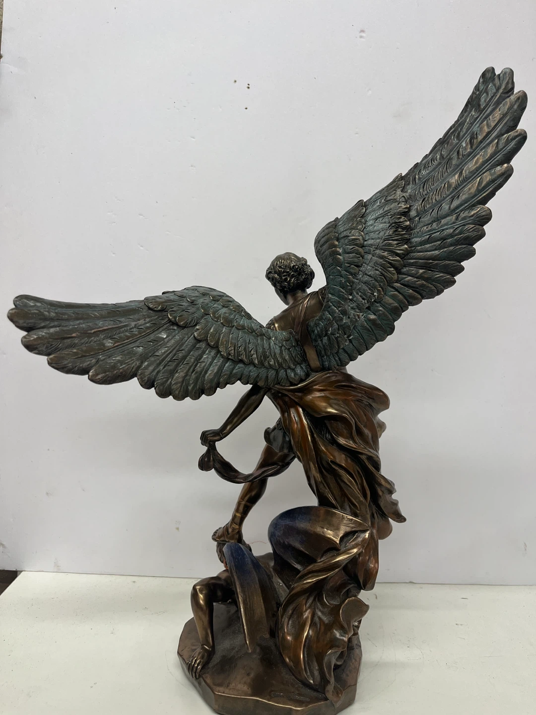 St. Michael Defeating Satan Statue - photo 4