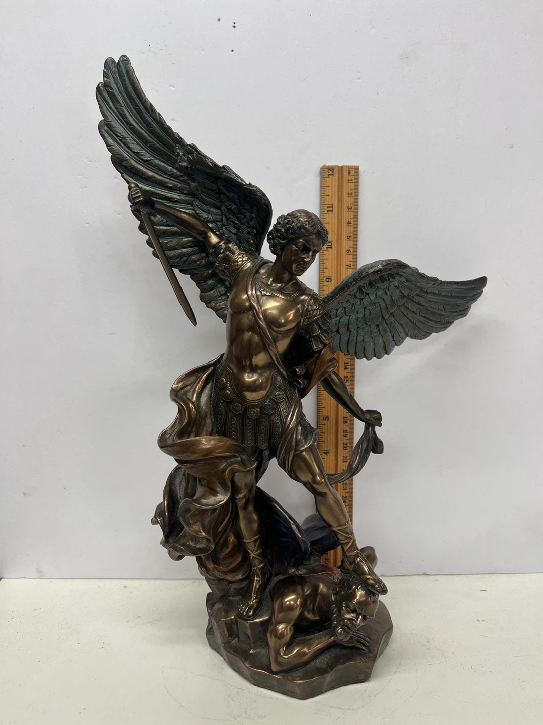 St. Michael Defeating Satan Statue